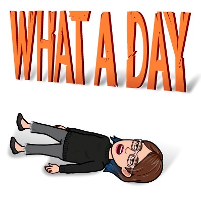 Bitmoji goodness: What a day! | Day in the Life of a Content Manager
